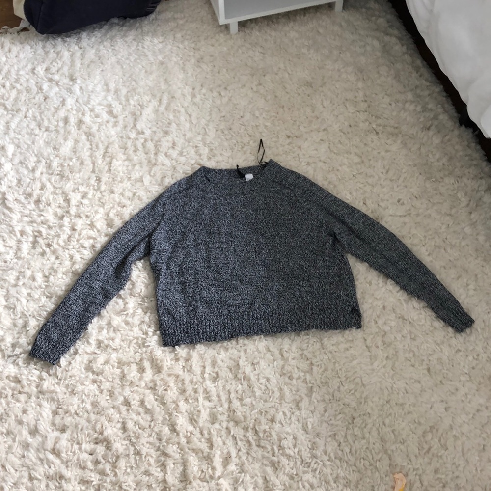 grey sweater